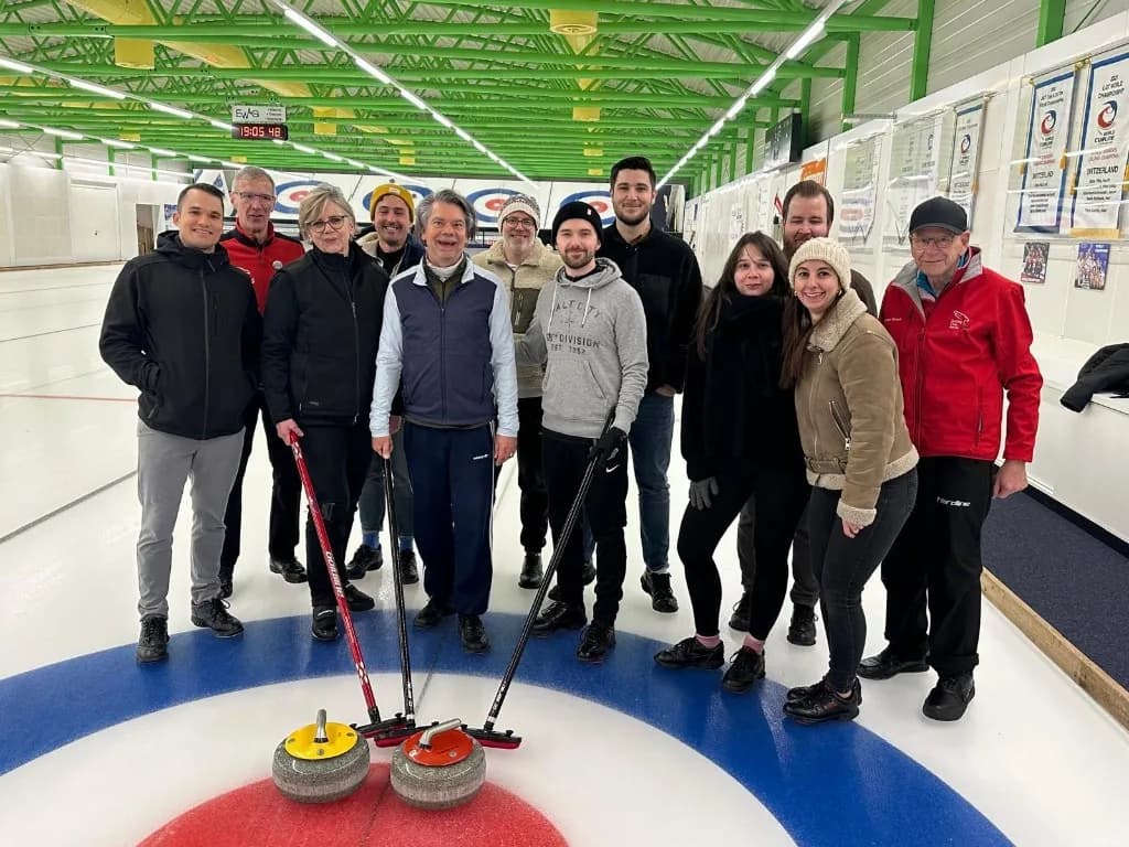 Z83 Team beim Curling